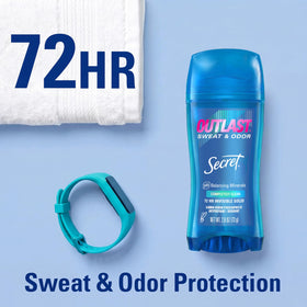 Secret Outlast Antiperspirant Deodorant ingredients list close-up
