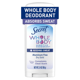 Secret Whole Body Deodorant Stick front view 115g