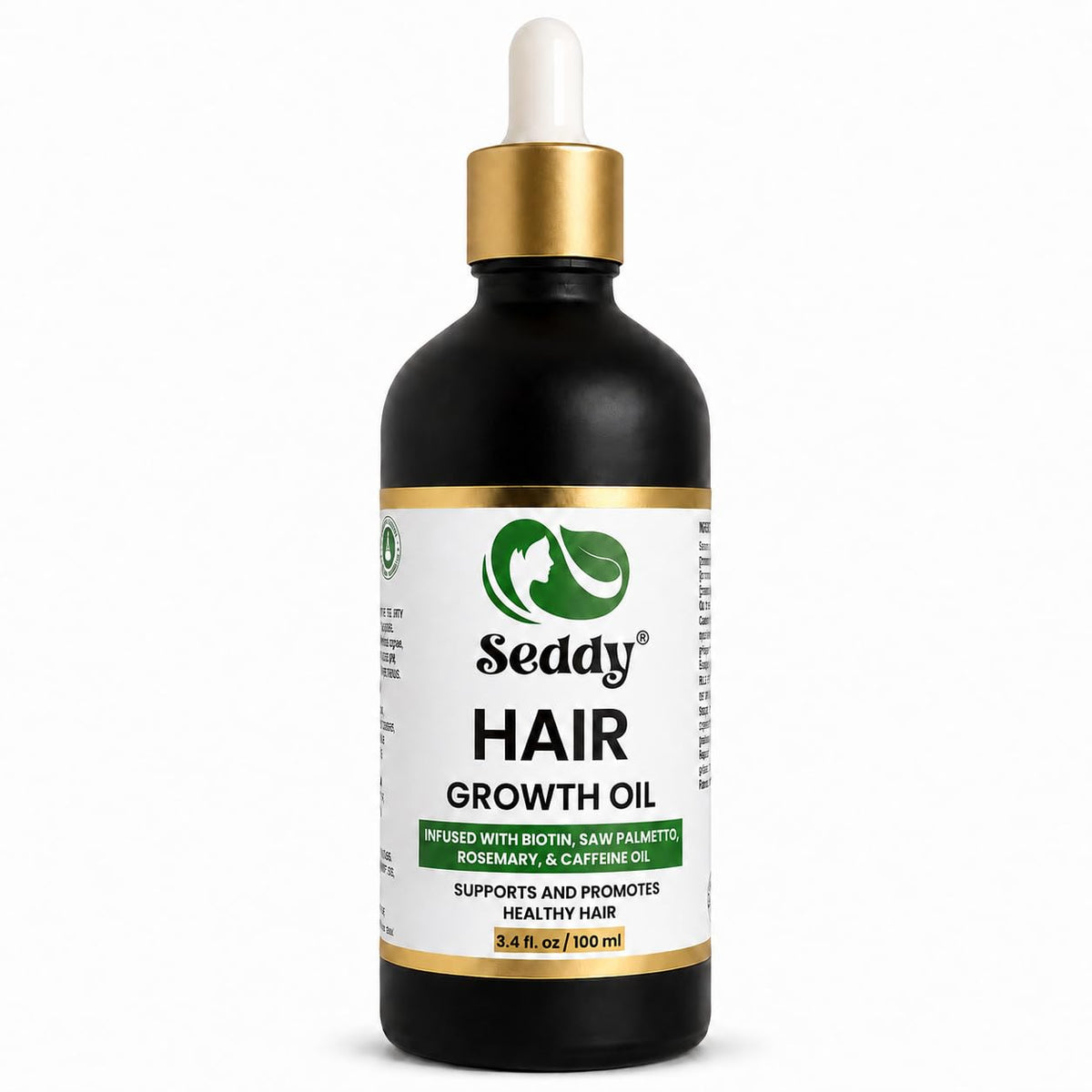 Seddy Hair Growth Oil 3.4 Fl. Oz front view with label