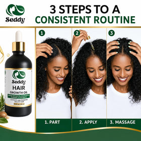 Seddy Hair Growth Oil 3.4 Fl. Oz packaging details