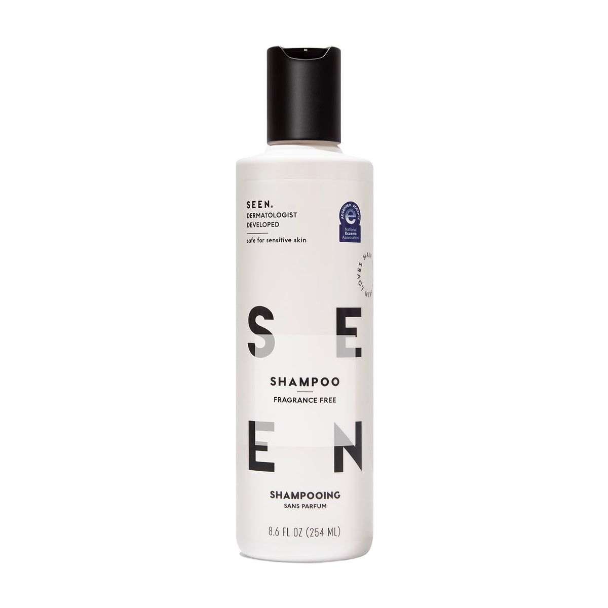 SEEN Fragrance-Free Shampoo 300g front view