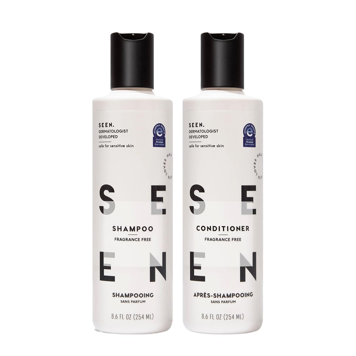 SEEN Shampoo & Conditioner Bundle front view 680g