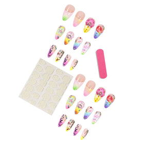SEENEEY Press On Nails displayed on a hand