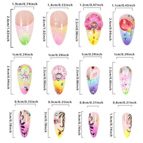 SEENEEY Press On Nails packaging with 24 pieces