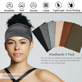 Sefiinh headbands showing different styles and colours
