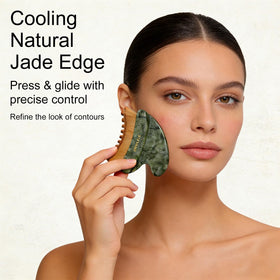 SEFVAKO Lymphatic Contour Face Brush back view showing bristles