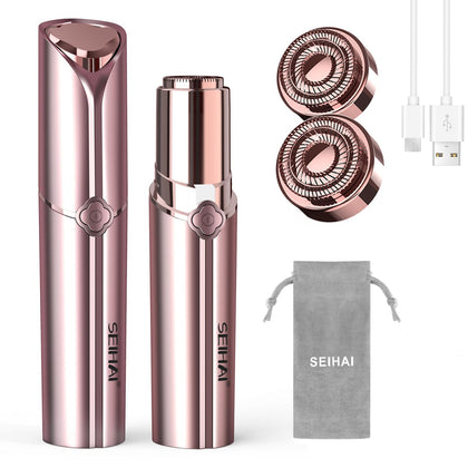 SEIHAI Facial Hair Remover front view with LED light