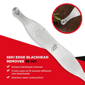 Seki EDGE Blackhead Remover close-up of extraction ends
