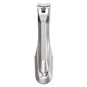 Seki EDGE Stainless Steel Nail Clipper front view with file