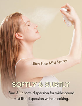 self beauty Hydrating Matte Makeup Fixer 100ml with makeup products