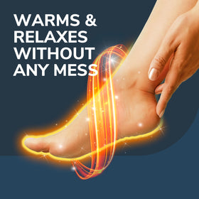 Self-heating booties from Dr. Scholl's foot mask