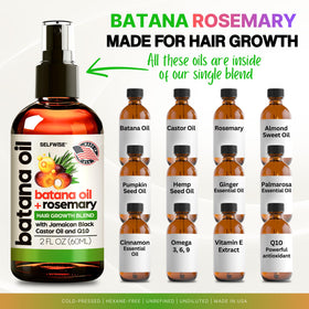 SELFWISE Batana Oil 2oz with a dropper for application