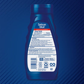 Selsun Blue Medicated Anti-Dandruff Shampoo 11 fl. oz. back view