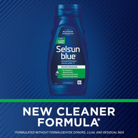 Selsun Blue Moisturizing Antidandruff Shampoo 11 fl. oz. back view