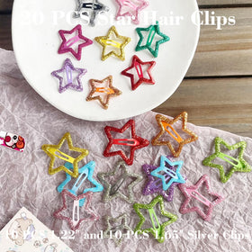 Seneeel Star Hair Clips in packaging