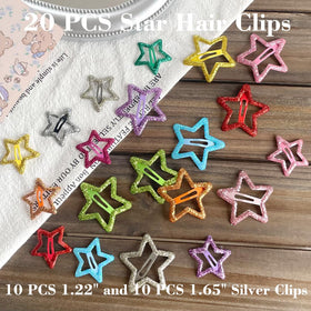 Seneeel Star Hair Clips showing secure clasp mechanism