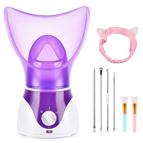 Seneryla Facial Steamer purple model front view
