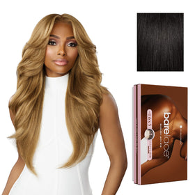 Sensationnel Bare Lace 6x5 Lacewig-Unit 3 Off Black front view