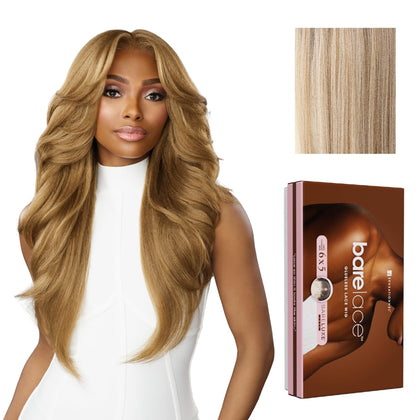 Sensationnel Bare Lace Wig Unit 3 Balayage Ash Blonde front view