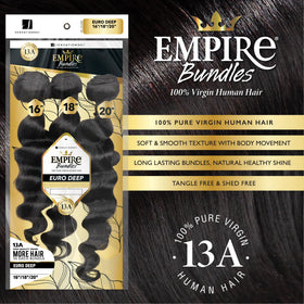 Sensationnel Empire Bundles in natural black colour