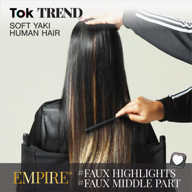 Sensationnel Empire Yaki Human Hair 12 inch Jet Black packaging