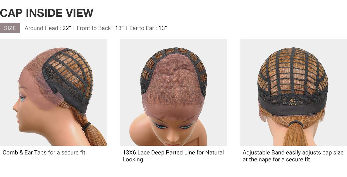 Sensationnel What Lace 13x6 Wig-Latisha side view with adjustable straps