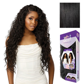 Sensationnel What Lace 13x6 Wig-Zion Jet Black front view