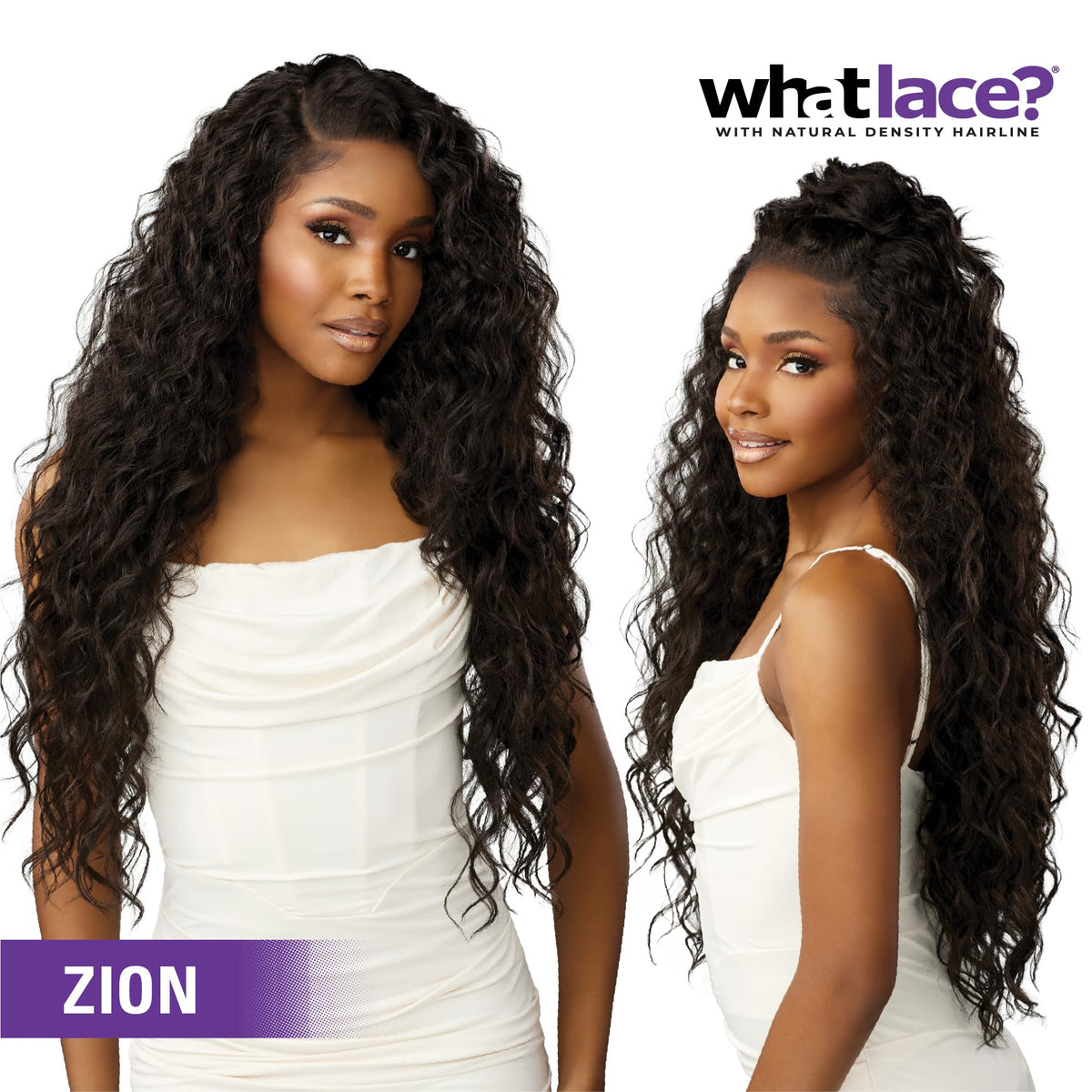 Sensationnel What Lace 13x6 Wig-Zion Jet Black side view