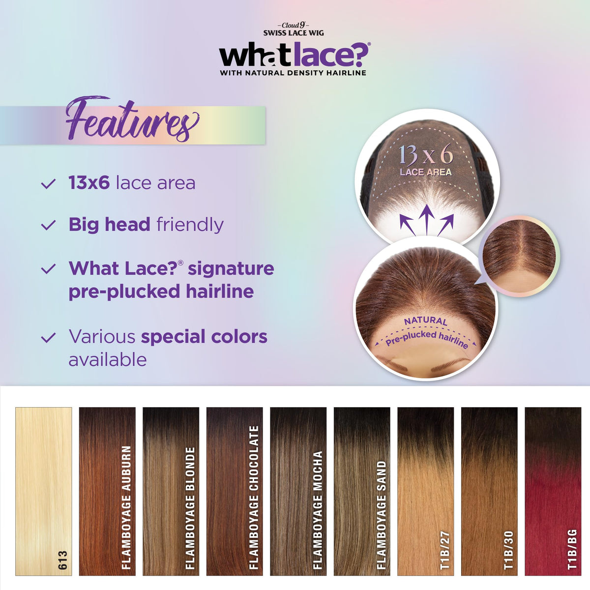 Sensationnel What Lace Wig-Latisha 613 Blonde with adjustable straps