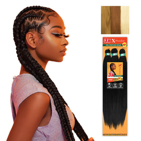 Sensationnel X-Pression 58in braids in colour 27/30/613 front view