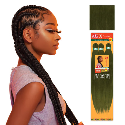 Sensationnel X-Pression Braiding Hair 58in front view