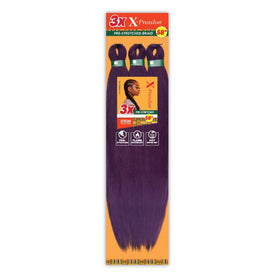 Sensationnel X-Pression Braids 3X 58in T1B/PUR front view