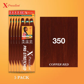 Sensationnel X-Pression Braids 58in Copper Red packaging
