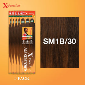 Sensationnel X-Pression Braids 58in SM1B/30 packaging