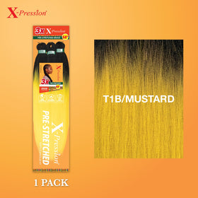 Sensationnel X-Pression Braids 58in T1B/MUSTARD packaging