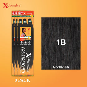 Sensationnel X-Pression braids packaging