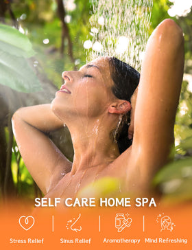SEONNIX Shower Steamers packaging with essential oils