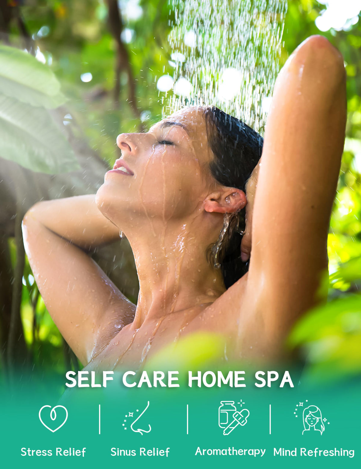 SEONNIX Shower Steamers with essential oils displayed