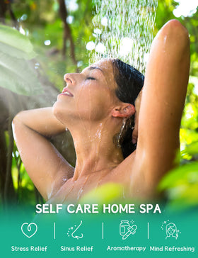 SEONNIX Shower Steamers with essential oils displayed
