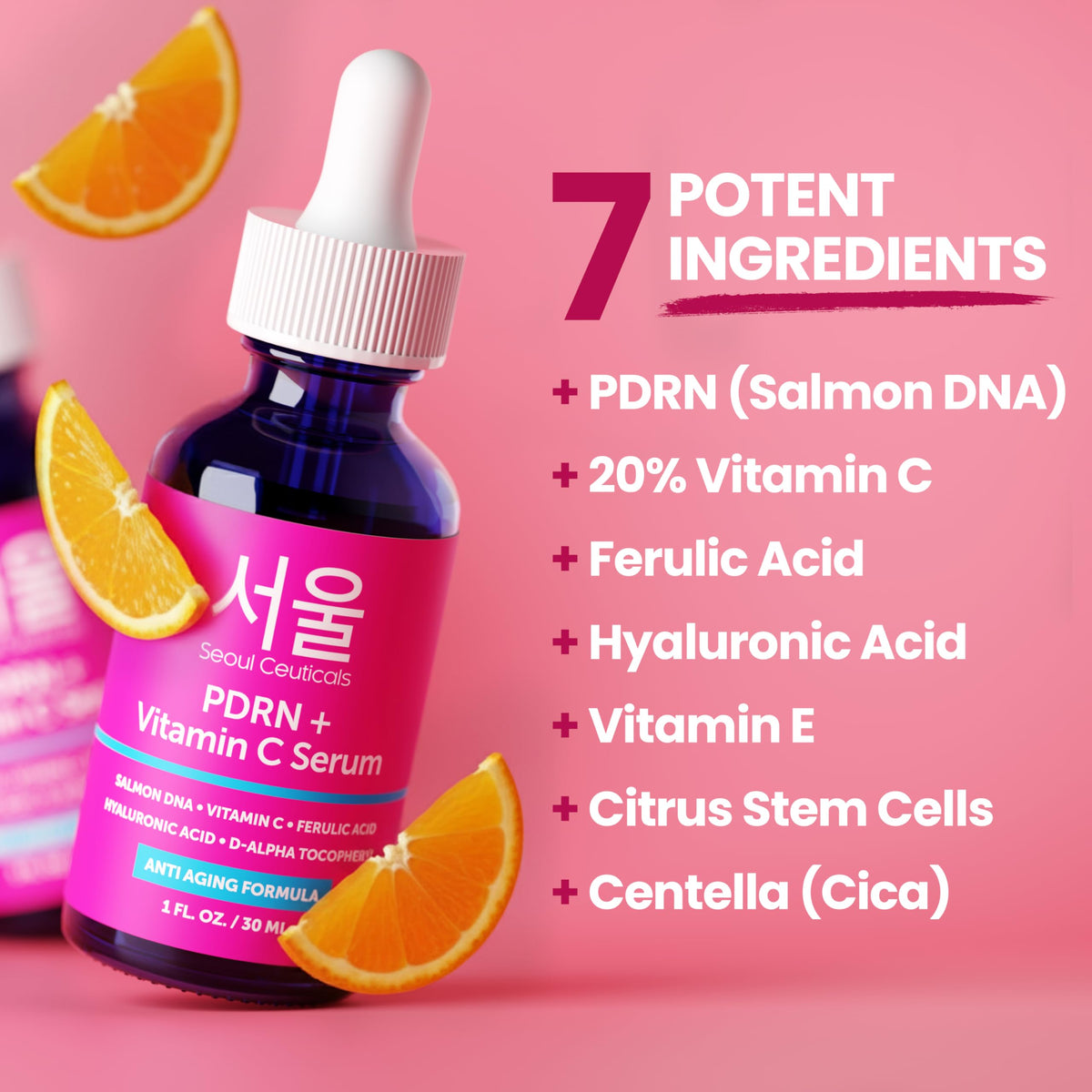 SeoulCeuticals PDRN Serum Salmon DNA bottle with cap