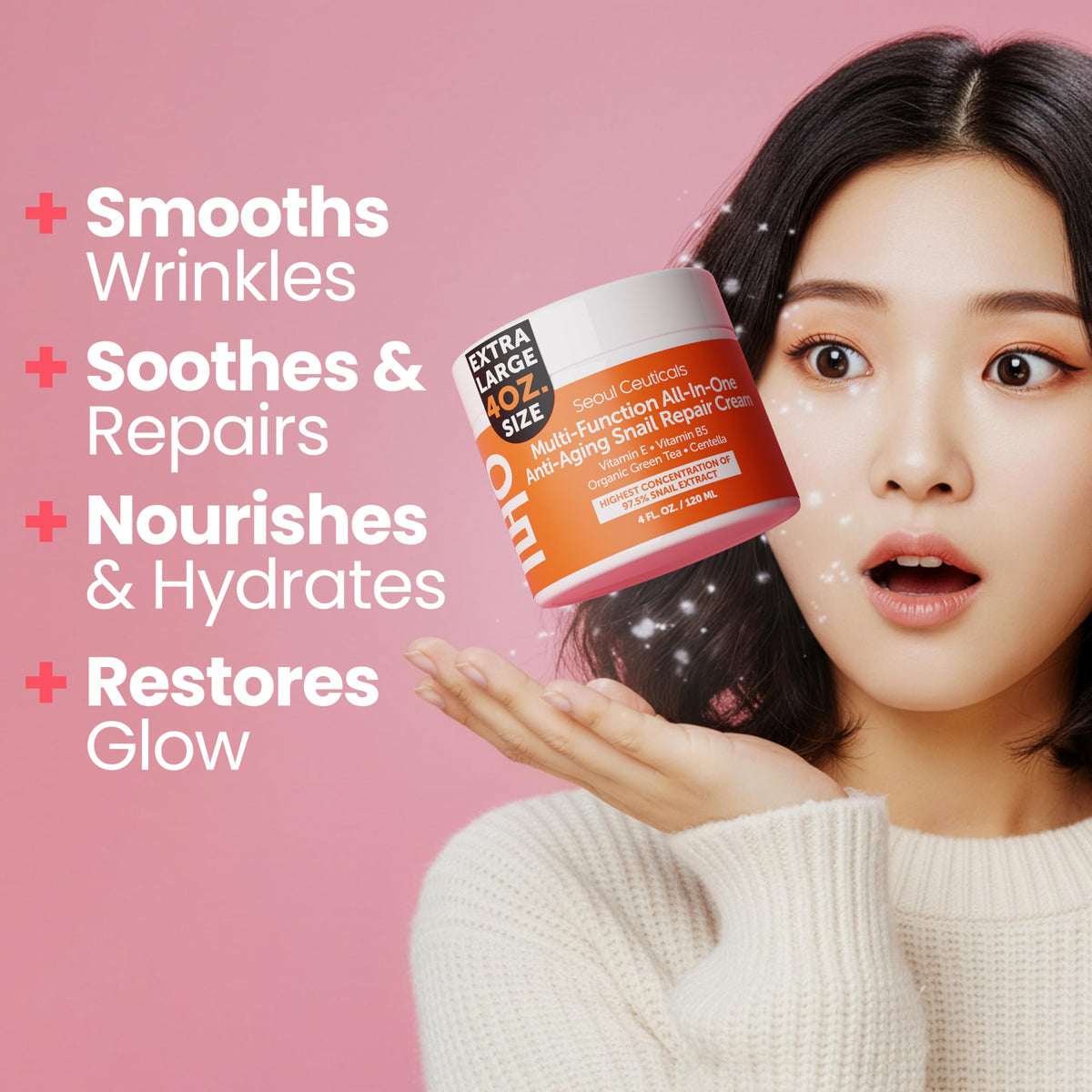 SeoulCeuticals snail mucin cream packaging