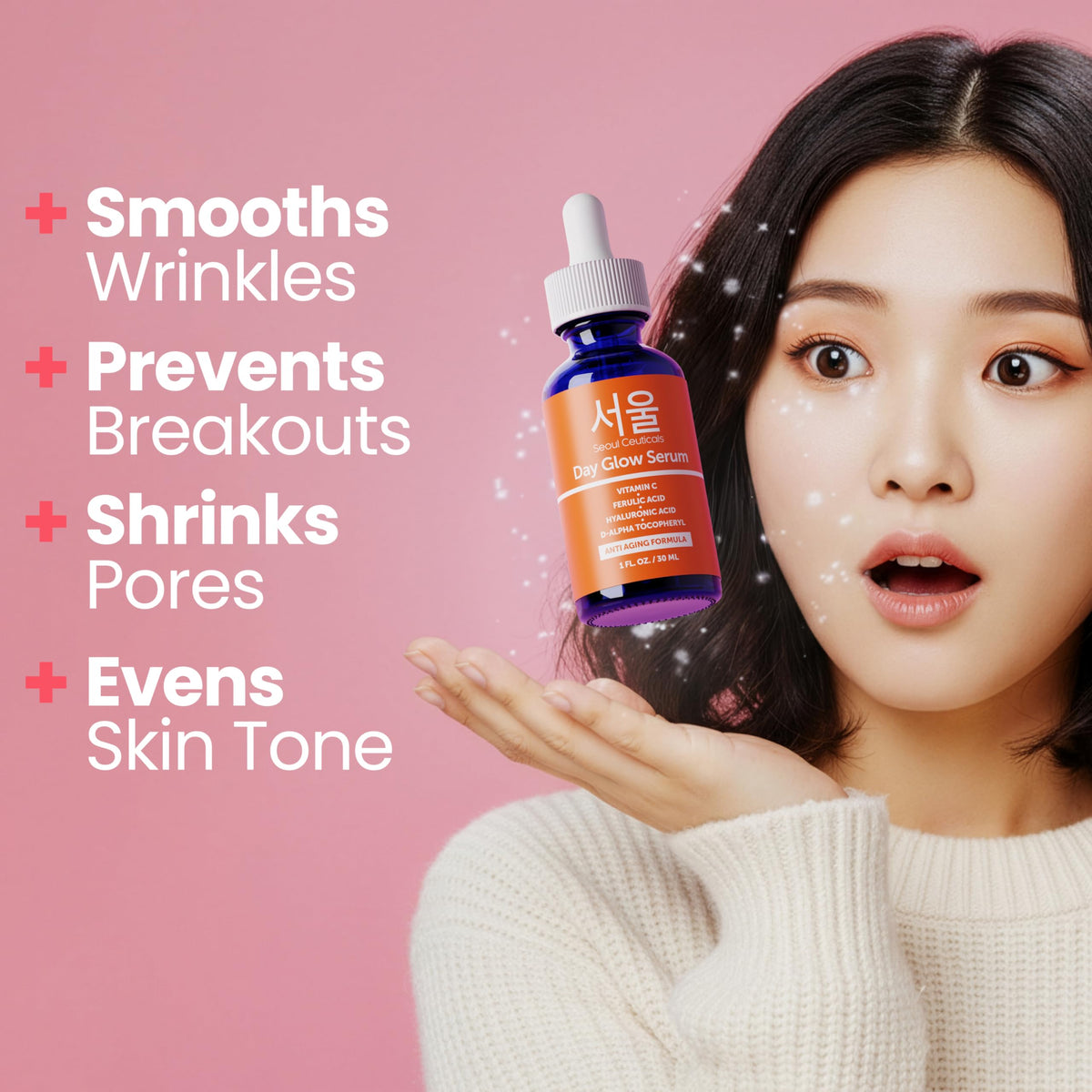 SeoulCeuticals Vitamin C Serum bottle with label