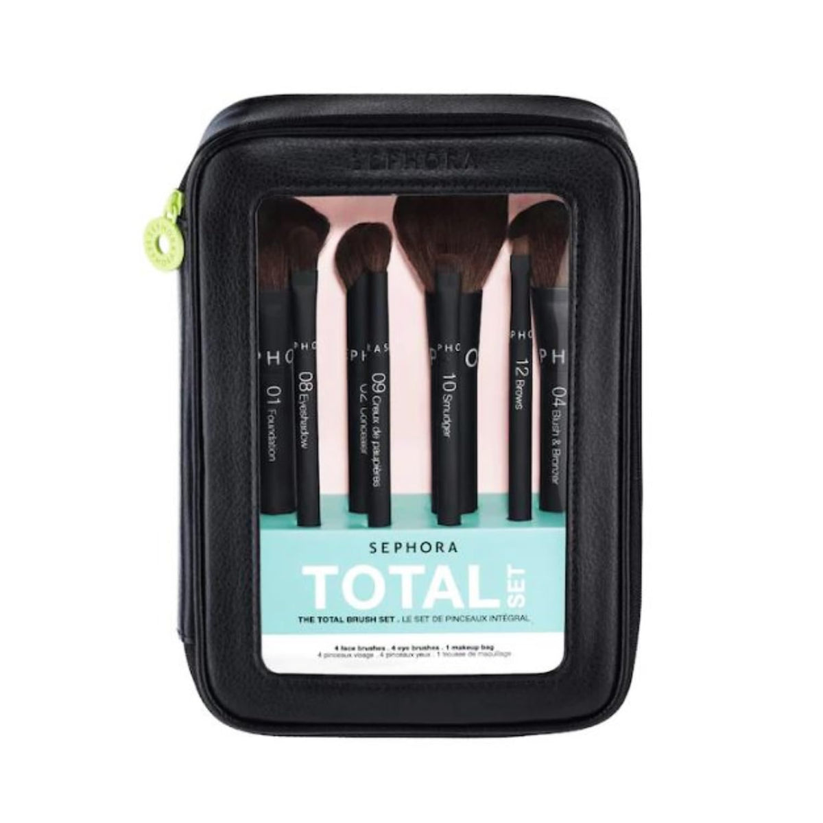 SEPHORA Total Brush Set showing face and eye brushes