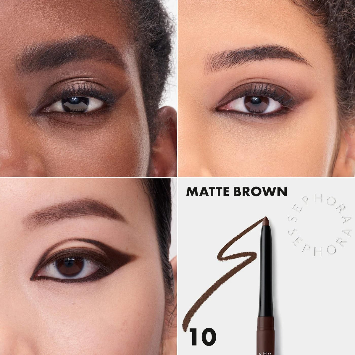 SEPHORA Waterproof Eyeliner swatch on skin