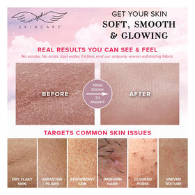 SERAPHIC SKINCARE Divine Glow Exfoliating Mitt close-up