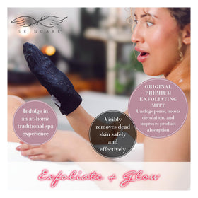 SERAPHIC SKINCARE Original Premium Exfoliating Mitt packaging