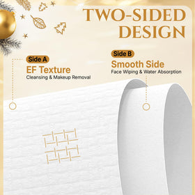 Serenorch Christmas Disposable Face Towels with skincare products