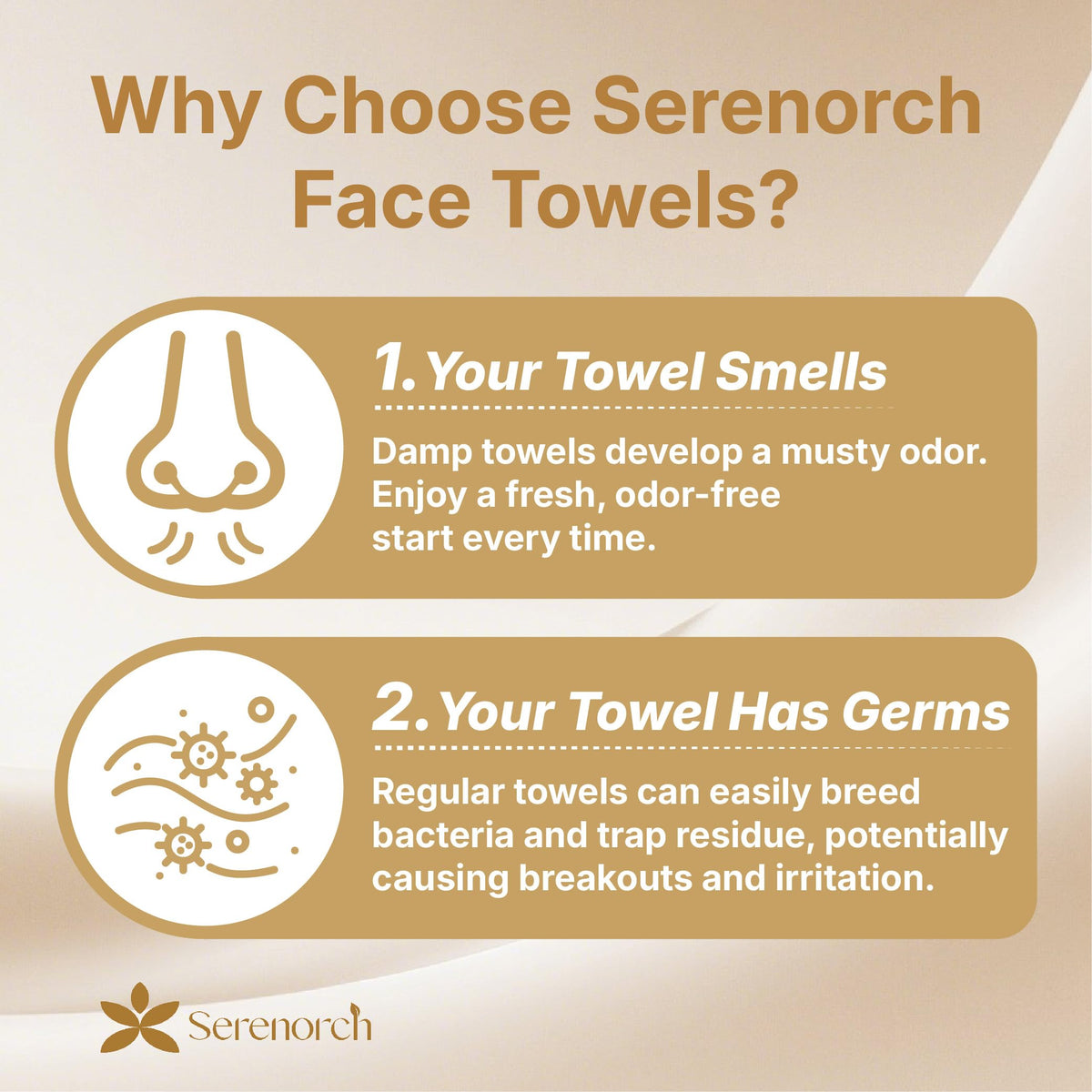 Serenorch face towels in premium magnetic closure box