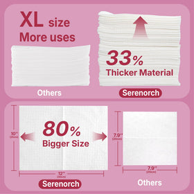 Serenorch Mother's Day Box Disposable Face Towels XL stacked view