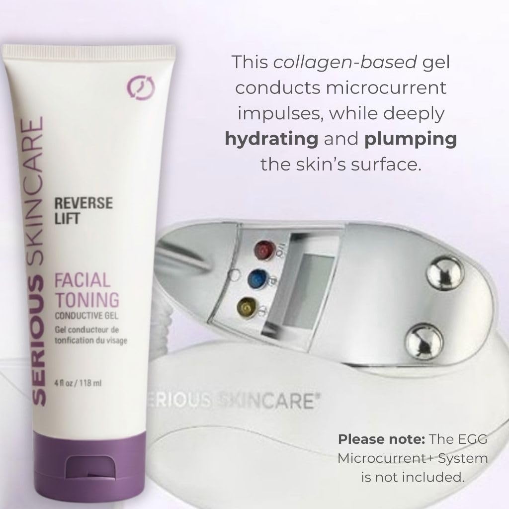 Serious Skincare Hydrating Microcurrent Gel 4 oz back view